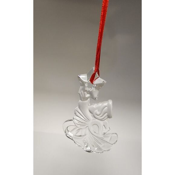 Waterford Crystal Christmas Ornament in Angel Form - 1998 Waterford Christmas - Picture 9 of 10